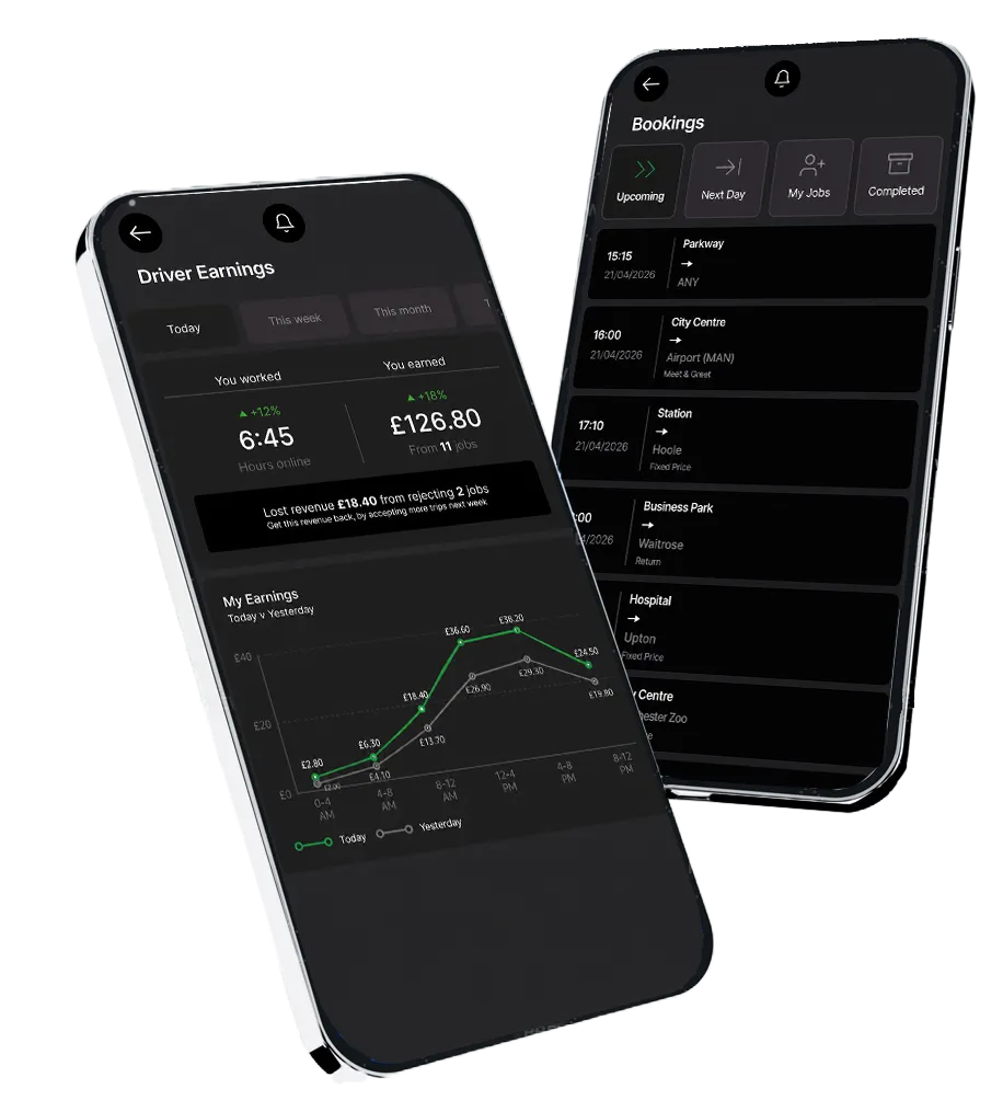 app screen driver app